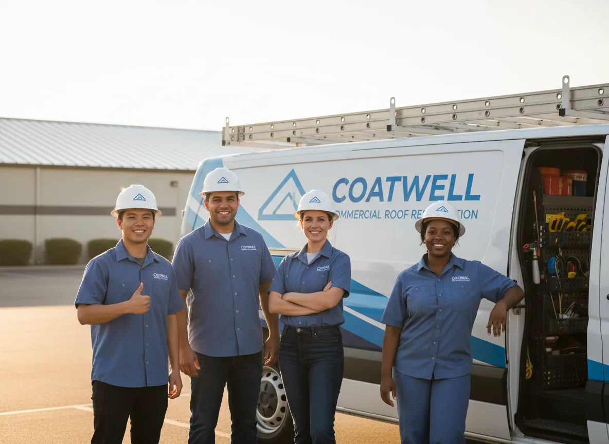 Commercial roof coating company in Sunny Side, GA